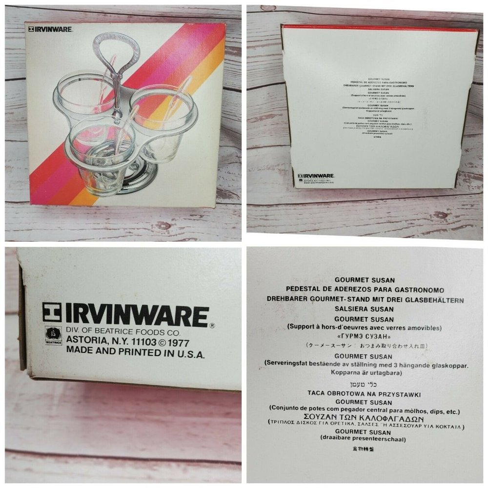 VTG 1970 Irvinware Gourmet Susan Server
